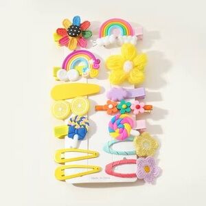 Adorable 14 pc hair clips